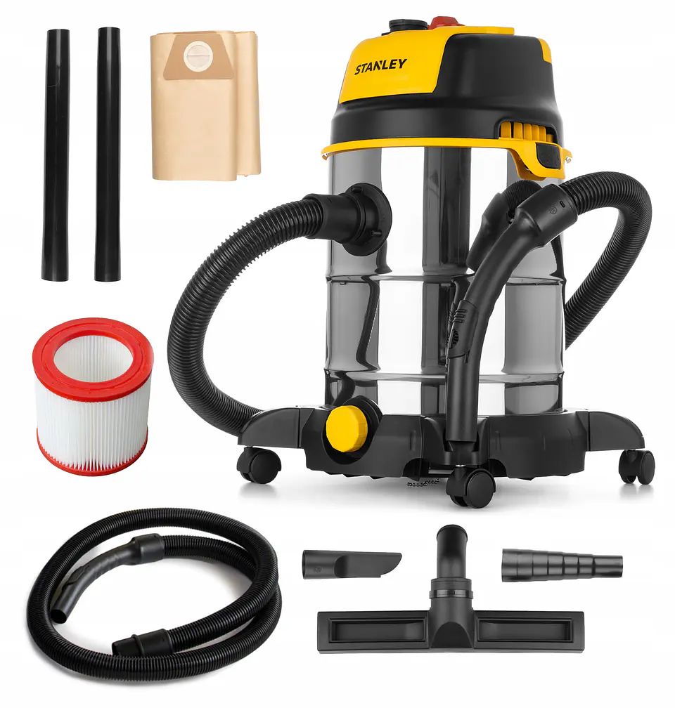 Aspirador de sólidos e liquidos 30L 1600W SXVC30XTDE STANLEY 1