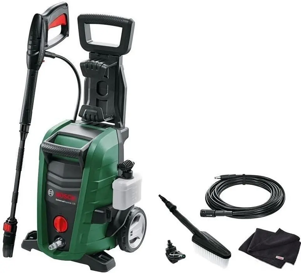Máquina de lavar a alta pressão UniversalAquatak 130 + Kit Kimpeza Carro BOSCH 1