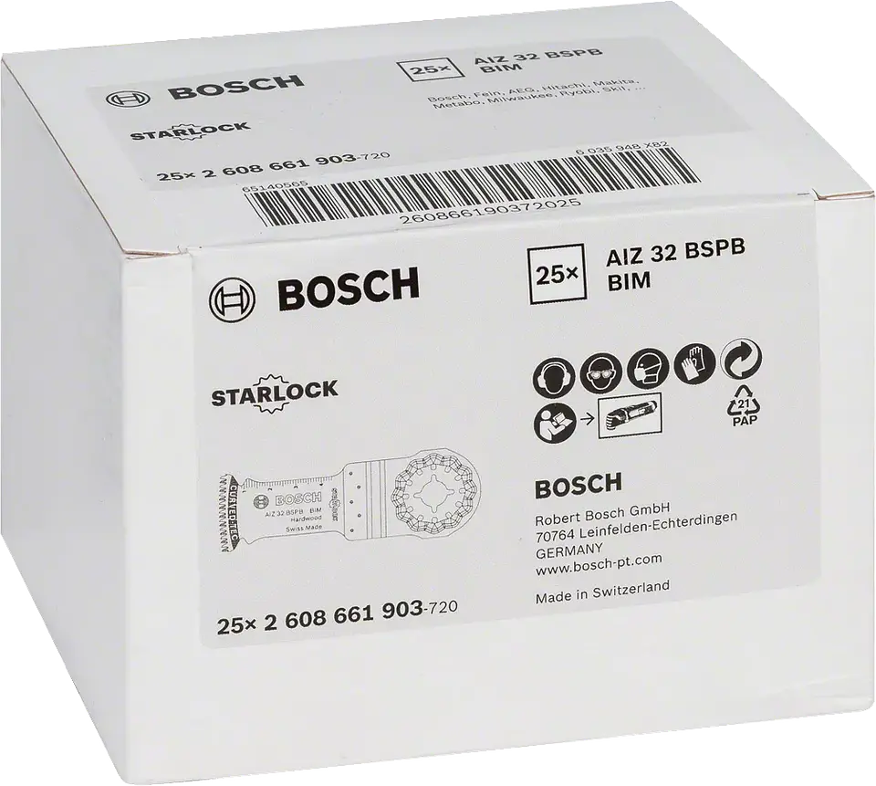 Lâmina AIZ 32 BSPB para Multiferramentas BOSCH 4
