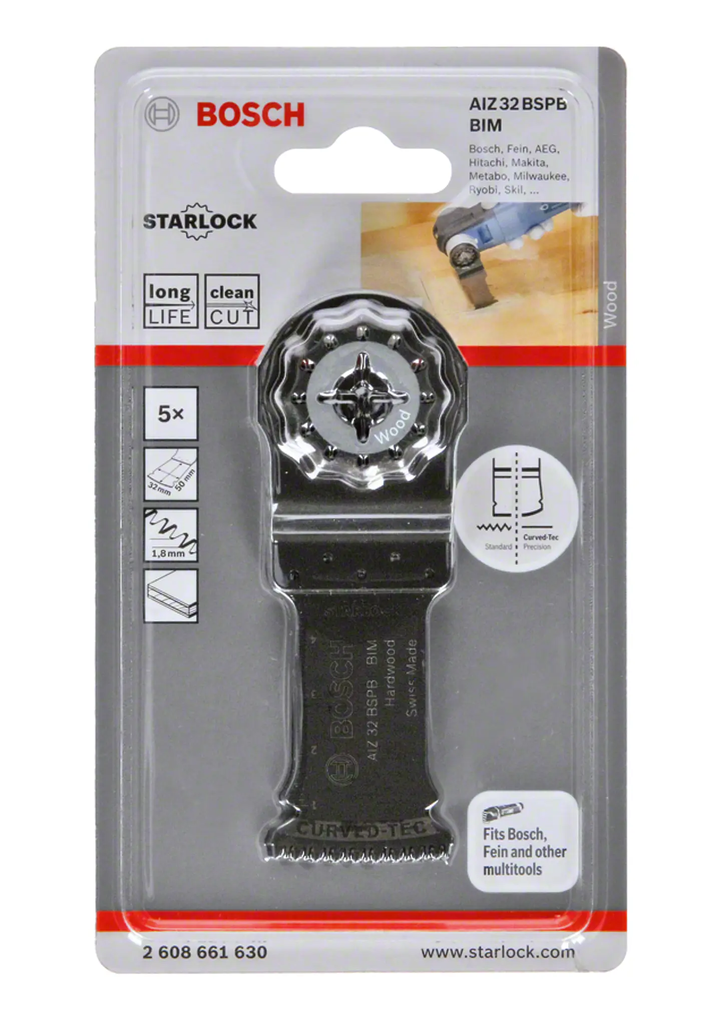 Lâmina AIZ 32 BSPB para Multiferramentas BOSCH 2