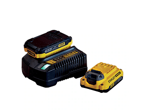 Kit 2 Baterias Li-Lon V20-18V - 2,0 Ah + Carregador SFMCB12D2 FATMAX STANLEY