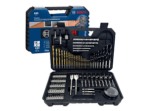 Conjunto de Brocas e Pontas de Aparafusar BOSCH (103 pcs)