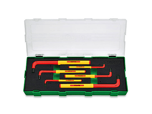 Jogo de 6 Chaves Sextavado Interior Extra longas VDE GZA0648 TOPTUL