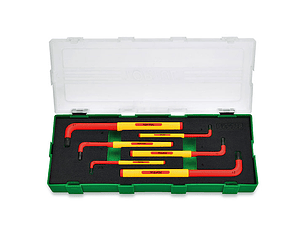 Jogo de 6 Chaves Sextavado Interior Extra longas VDE GZA0648 TOPTUL