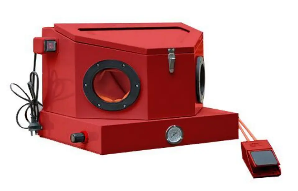 Mini Cabine de Decapagem Jato de Areia HMSC30 HEAVYWARE (EXCLUSIVO ONLINE) 1