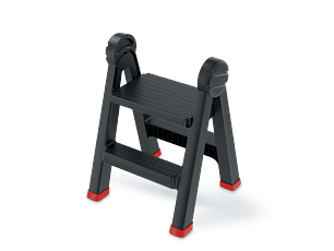 Escadote Dobrável Plástico 2 Degraus Titan KLD4565 KISTENBERG (Exclusivo Online)