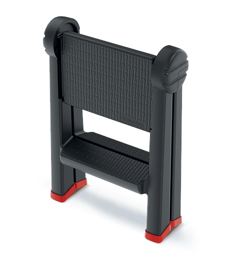 Escadote Dobrável Plástico 2 Degraus Titan KLD4565 KISTENBERG (Exclusivo Online)