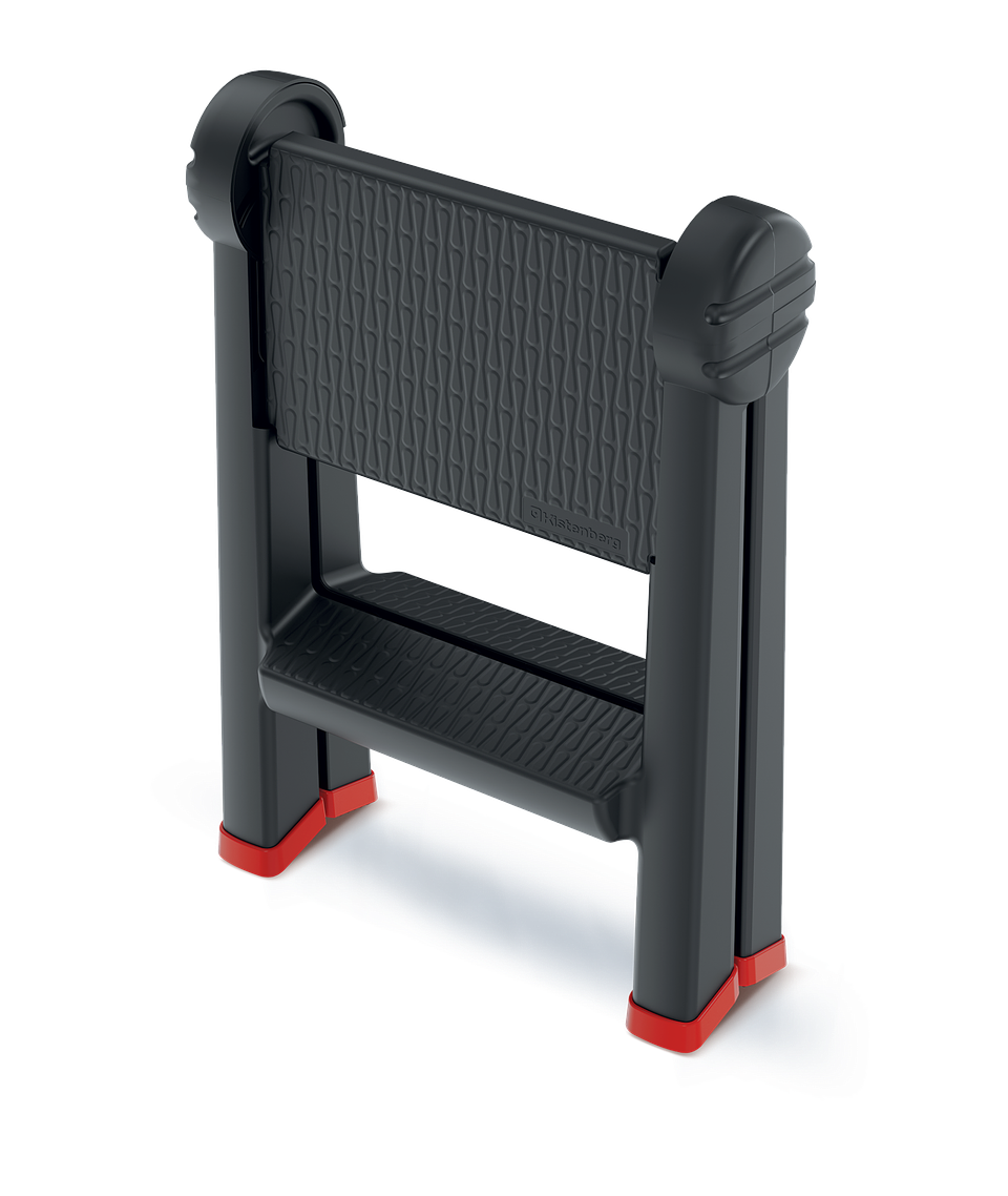 Escadote Dobrável Plástico 2 Degraus Titan KLD4565 KISTENBERG (Exclusivo Online) 2