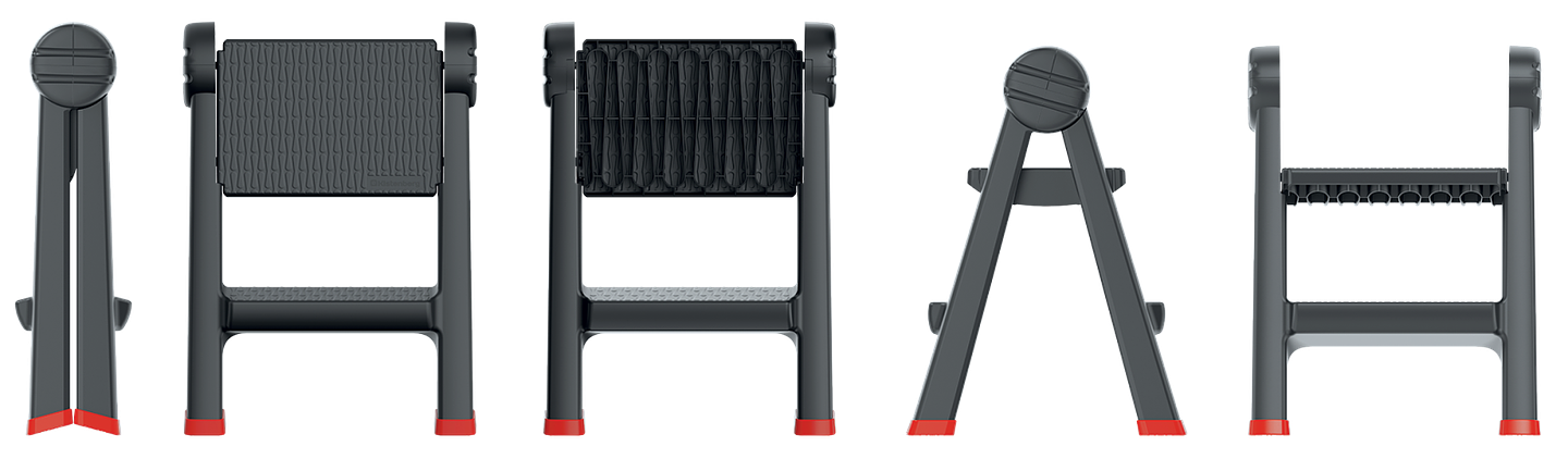 Escadote Dobrável Plástico 2 Degraus Titan KLD4565 KISTENBERG (Exclusivo Online) 3