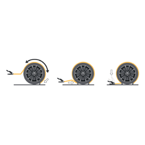 Cinta de Amarração para Carros 4.0 Ton x 2.5 Mt CAR 4000/67-2,5 (3GG) MURTRA 2