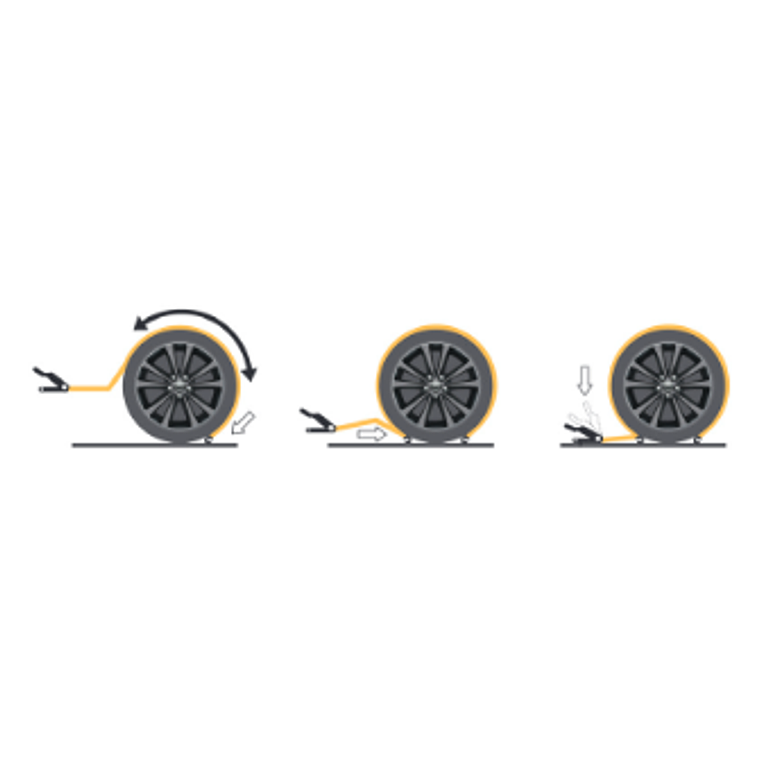 Cinta de Amarração para Carros 4.0 Ton x 2.5 Mt CAR 4000/67-2,5 (3GG) MURTRA 2