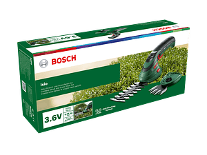Mini corte-sebes e tesoura de relva sem fio ISIO BOSCH DIY