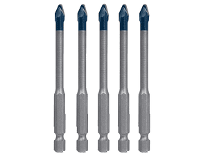 Conjunto 5 Brocas 5mm para Cerâmicos Duros EXPERT HEX-9 HARDCERAMIC BOSCH