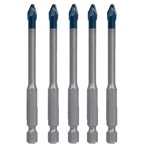 Conjunto 5 Brocas 5mm para Cerâmicos Duros EXPERT HEX-9 HARDCERAMIC BOSCH