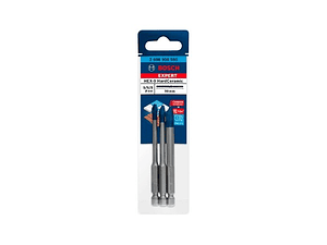 Conjunto 3 Brocas 5/6/8mm para Cerâmicos Duros EXPERT HEX-9 HARDCERAMIC BOSCH