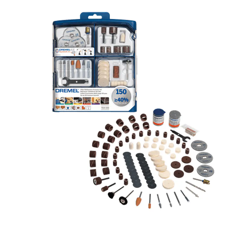  Conjunto de acessórios multifunções DREMEL® com 150 peças (724) DREMEL 1