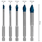 Conjunto 5 Brocas 4/5/6/8/10mm para Cerâmicos Duros EXPERT HEX-9 HARDCERAMIC BOSCH - vignette 2