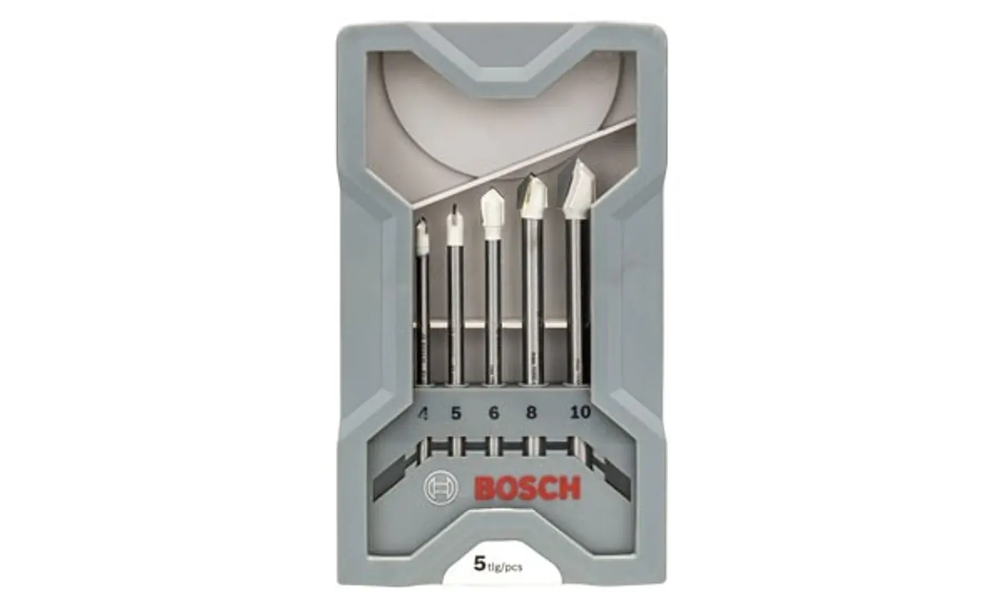 Conjunto 5 Brocas 4/5/6/8/10mm para Ladrilhos CYL-9 CERAMIC BOSCH 1