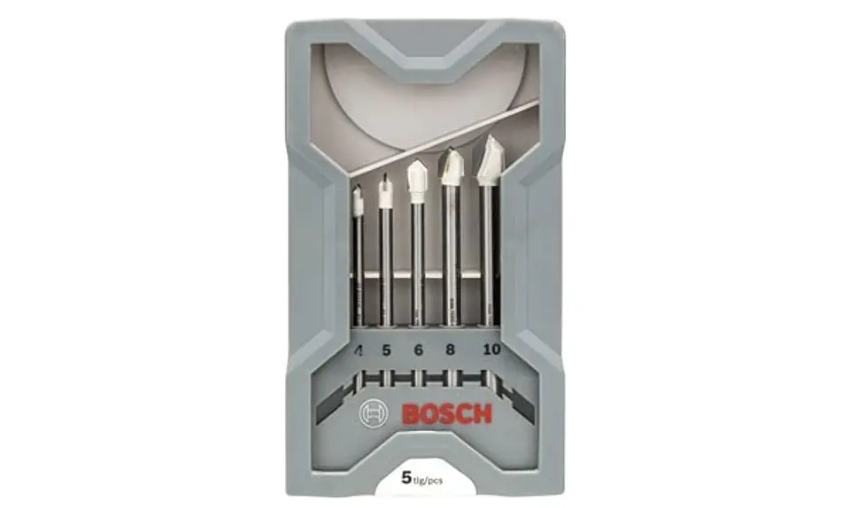 Conjunto 5 Brocas 4/5/6/8/10mm para Ladrilhos CYL-9 CERAMIC BOSCH 1