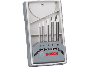 Conjunto 5 Brocas 4/5/6/8/10mm para Ladrilhos CYL-9 CERAMIC BOSCH