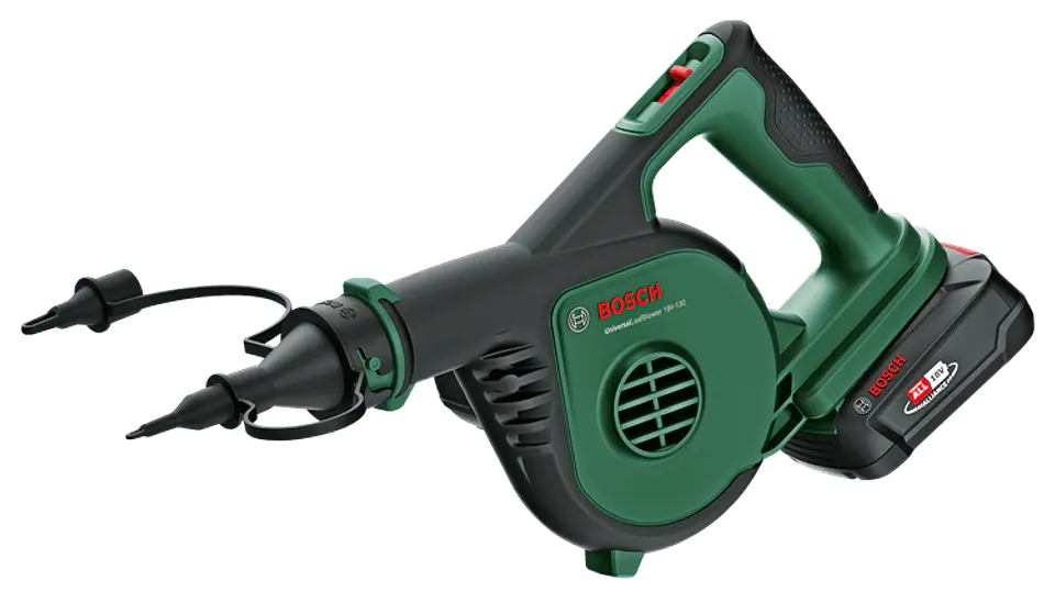Soprador de folhas secas sem fio UniversalLeafBlower 18V-130 + 1 Bateria 18V 2.5Ah + Carregador BOSCH DIY 4
