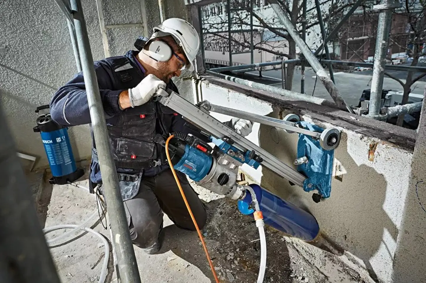 Coluna para Berbequim de perfuração GCR 350 BOSCH 4