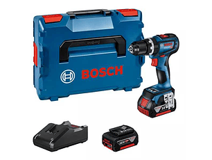 Aparafusadora/Berbequim com percussão sem fio GSB 18V-90 C + 2 Baterias 18V 4Ah BOSCH
