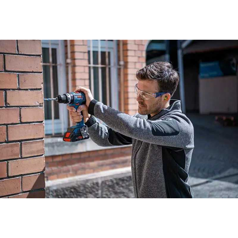 Aparafusadora/Berbequim com percussão sem fio GSB 18V-90 C + 2 Baterias 18V 4Ah BOSCH 3