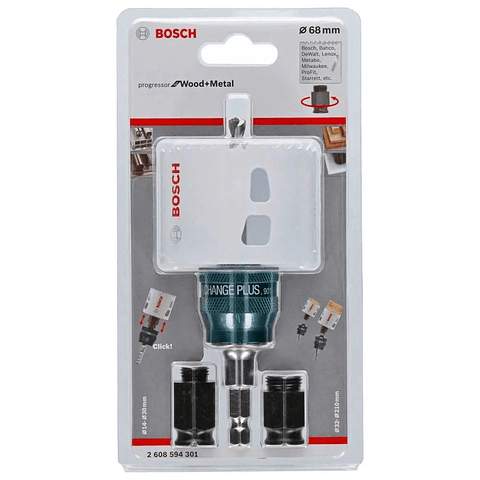 Kit de Conversão Progressor Wood-Metal 68mm BOSCH