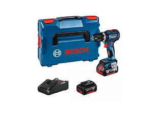 Aparafusadora/Berbequim com percussão sem fio GSB 18V-90 C + 2 Baterias 18V 5Ah BOSCH