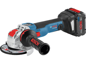 Rebarbadora com regulador rotações sem fio X-LOCK GWX 18V-10 SC (125mm) + 2x ProCORE18V 5,5Ah + L-BOXX BOSCH