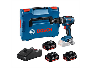 Aparafusadora Berbequim com percussão GSB 18V-55 + 3 Baterias 18V 5.0Ah BOSCH