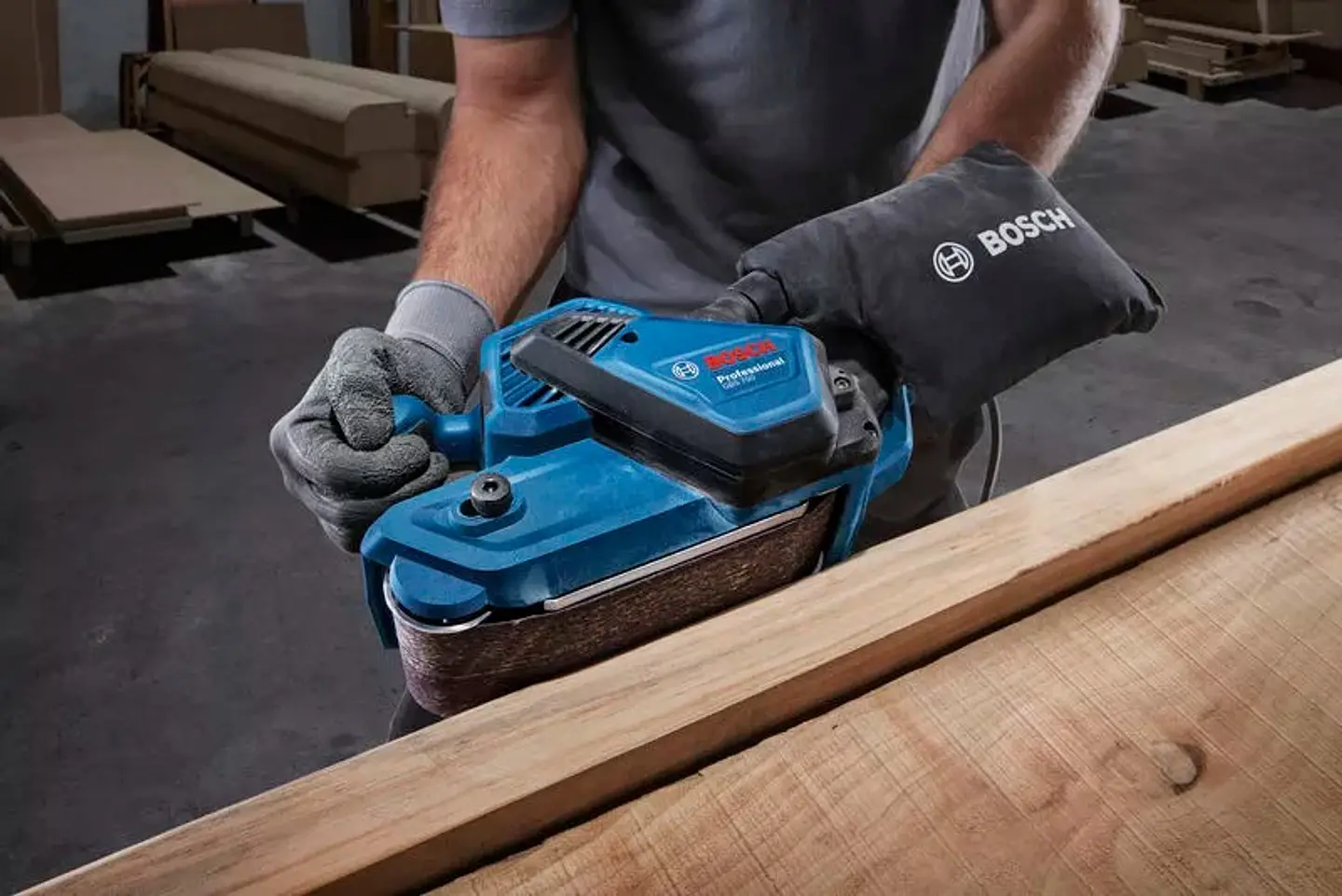 Lixadora de rolos GBS 750 BOSCH 3