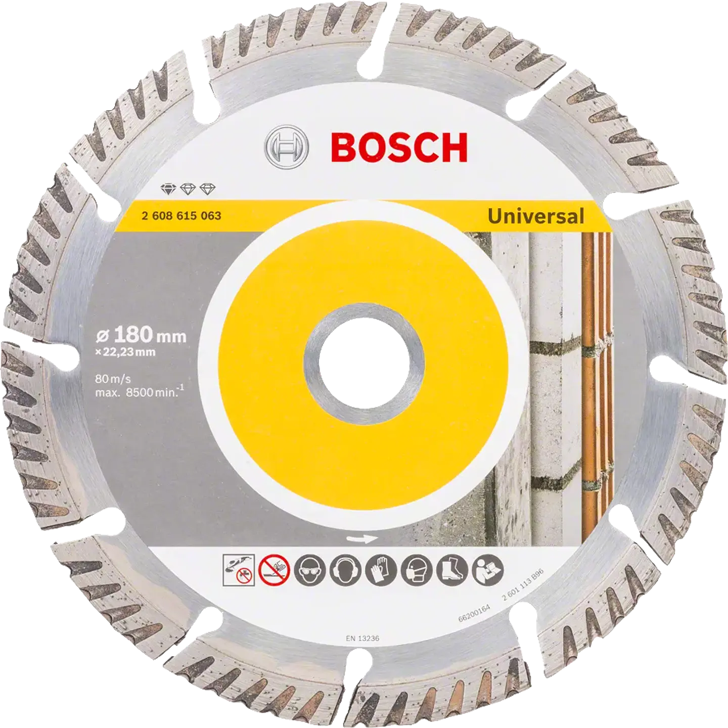Disco de corte diamante 180mm PRO MULTI MATERIAL BOSCH 2