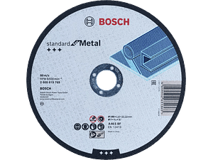 Disco de corte direito 180 mm STANDARD FOR METAL BOSCH 