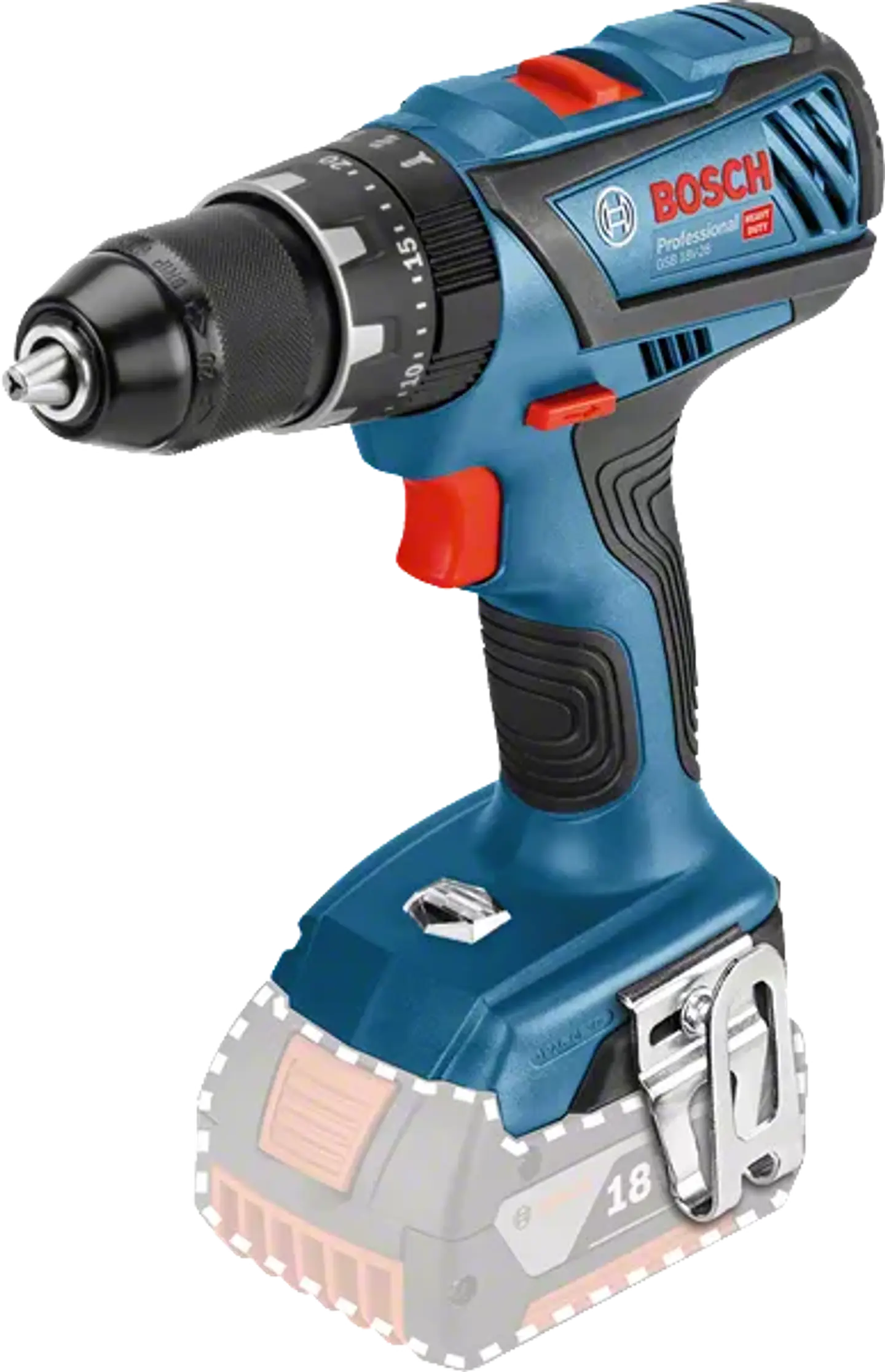 Aparafusadoras com percussão sem fio GSB CLICK & GO 18V BOSCH 3