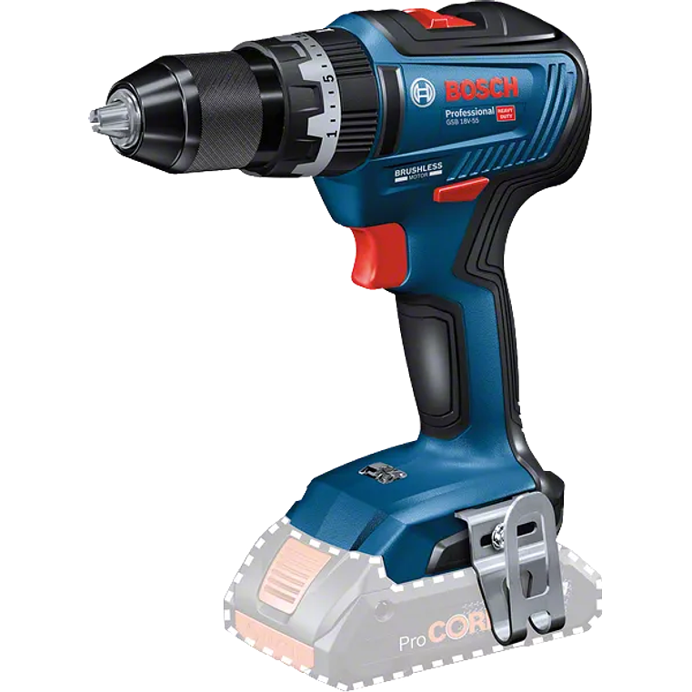 Aparafusadoras com percussão sem fio GSB CLICK & GO 18V BOSCH 6