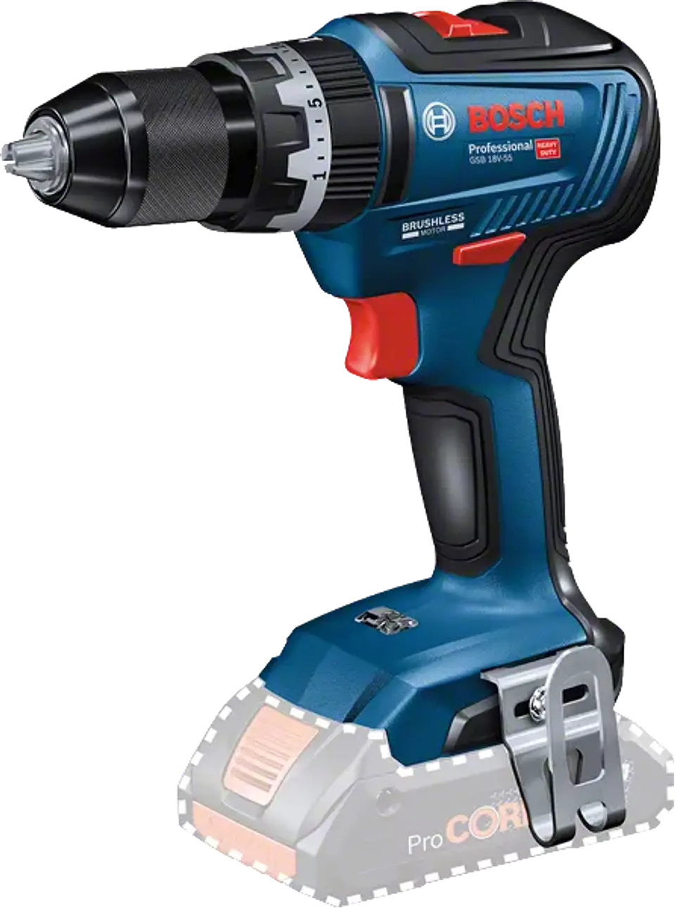 Aparafusadoras com percussão sem fio GSB CLICK & GO 18V BOSCH 6