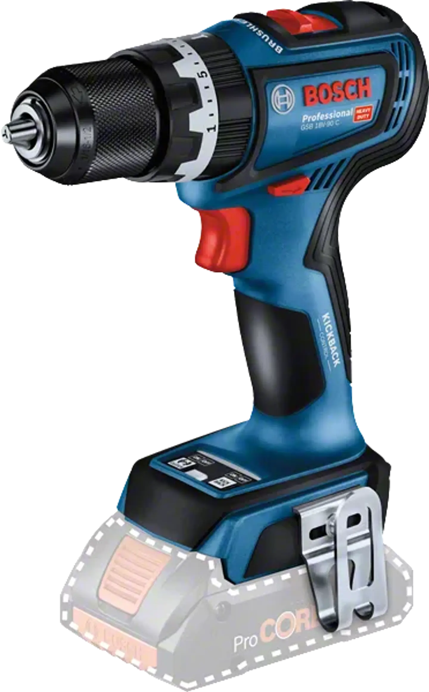 Aparafusadoras com percussão sem fio GSB CLICK & GO 18V BOSCH 7