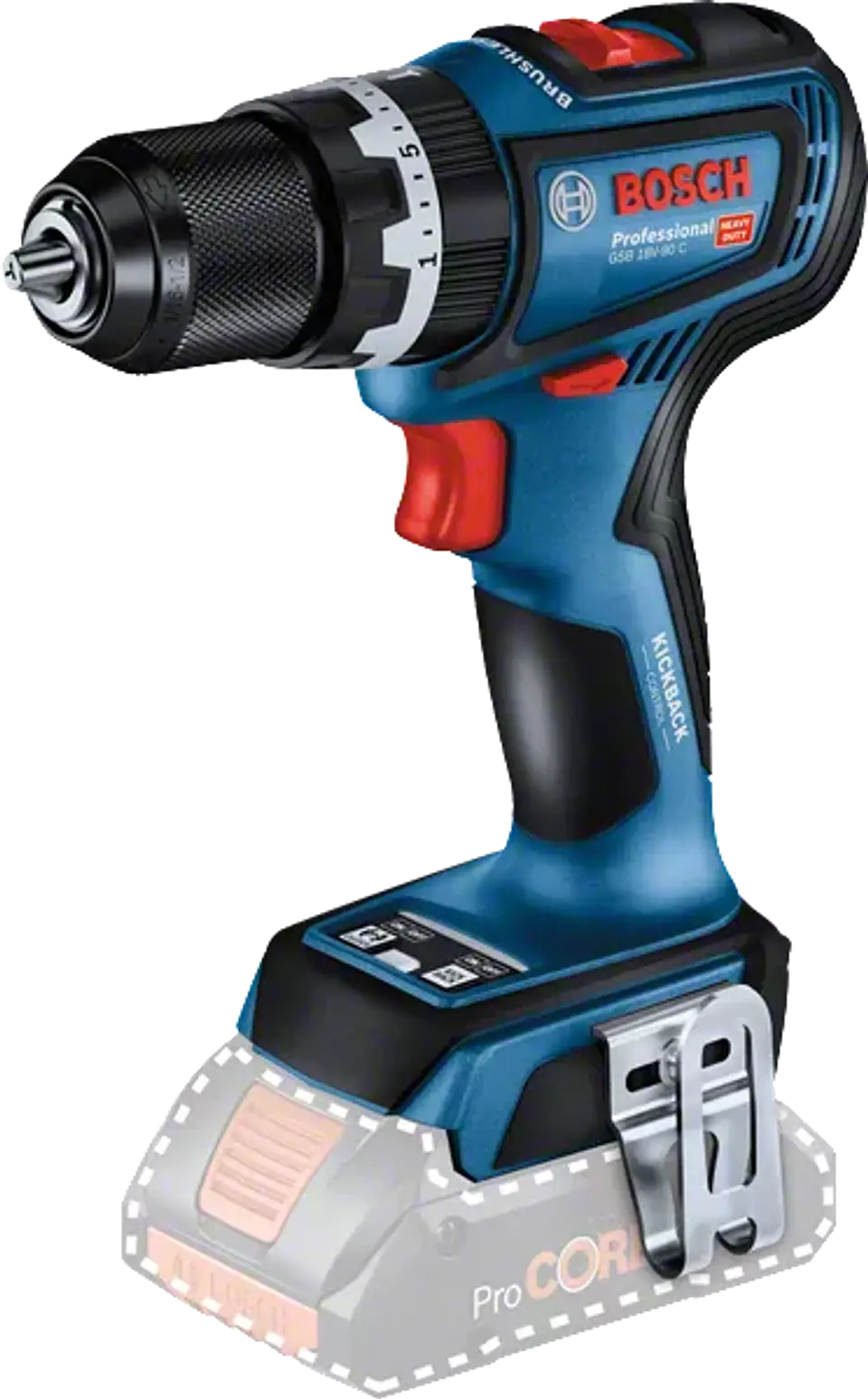 Aparafusadoras com percussão sem fio GSB CLICK & GO 18V BOSCH 7