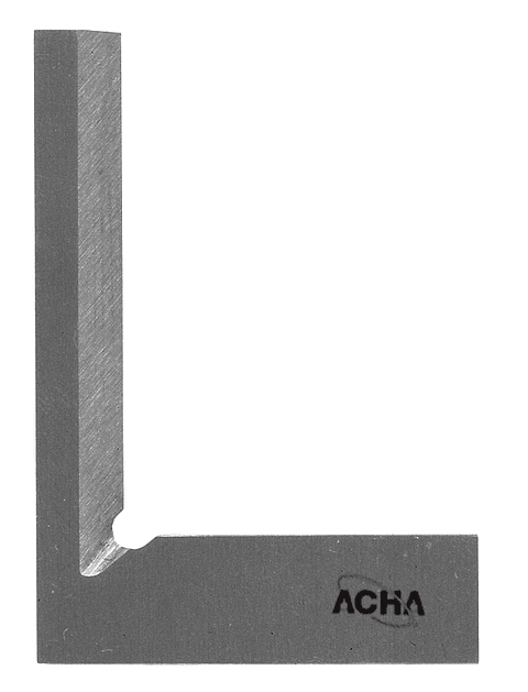 Esquadro Temperado de Aço Inox DIN875/00 para Fabricantes de Matrizes ACHA