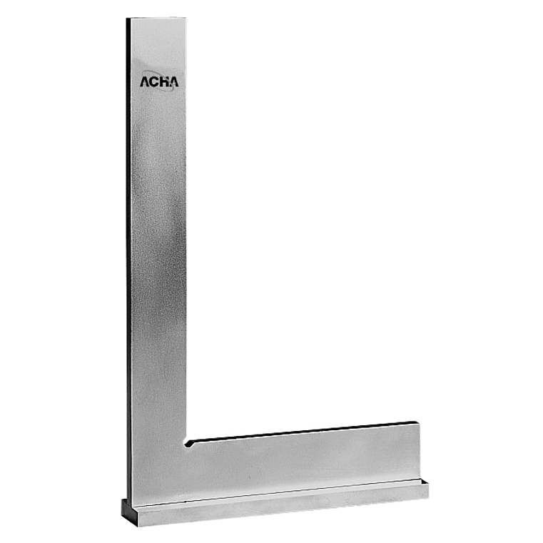 Esquadro em Aço Carbono Liso com Base DIN875/0 ACHA 1