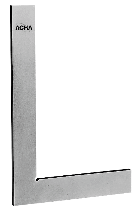 Esquadro Temperado em Aço Inox Liso DIN875/0 ACHA