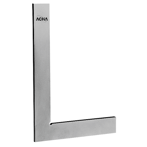 Esquadro Temperado em Aço Inox Liso DIN875/0 ACHA 1