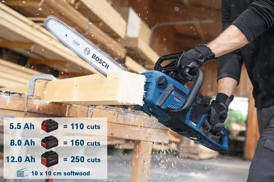 Eletrosserra sem fio BITURBO Brushless GKE 18V-40 BOSCH 5