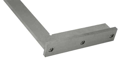 Esquadro Precisão Aço Carbono Liso com Base DIN875/1 ACHA 