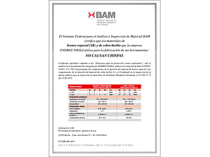 Torno de Bancada Anti Faísca ENDRES TOOLS