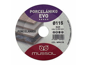 Disco de diamante para ceramica 115mm PORCELANIKO EVO MUSSOL