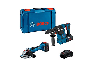 Kit 2 ferramentas 18V: GWS 18V-10 P + GBH 18V-26 +2x5,5Ah (PC) BOSCH