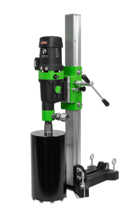 Kit Maquina de Perfuração a Seco Diamante com impacto Macio + Coluna DSE 200 EIBENSTOCK 